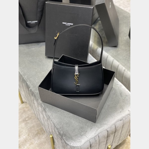 Replica Saint Laurent Le 5 à 7 Hobo 657228 borsa in opaco Python